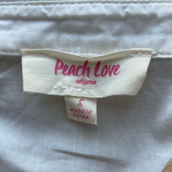 Peach Love California Game Day White Sequin Football tiered mini dress - Picture 4 of 4